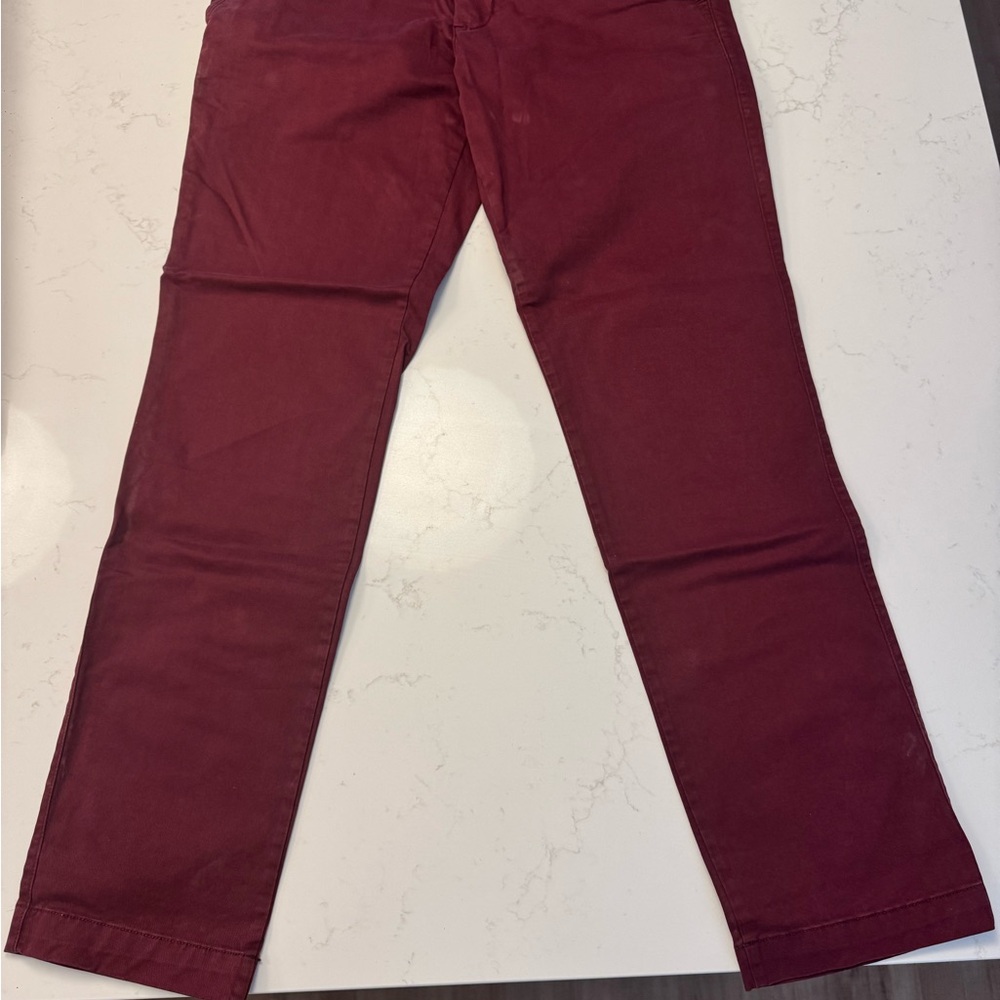 GAP Men's Chinos in Burgundy